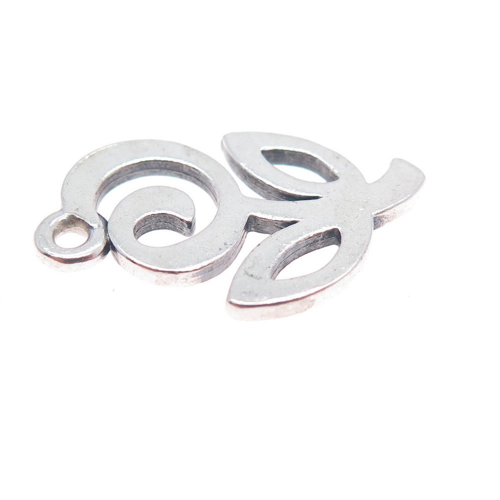 JAMES AVERY 925 Sterling Silver Vintage Rose Flower Charm Pendant - Picture 6 of 7
